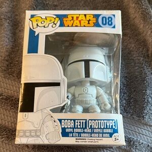 Star Wars Boba Fett Prototype White Vinyl Figure